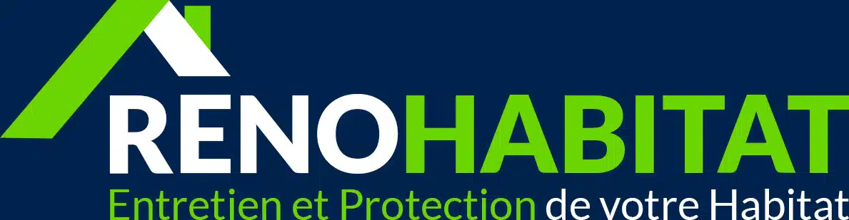 Logo Réno Habitat, entreprise de couverture, façade et rénovation à Saint-Brieuc