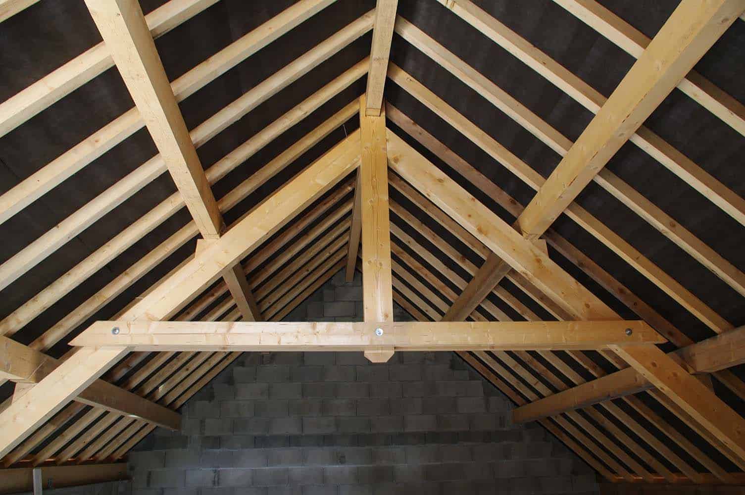 Réalisation d'une charpente bois en côtes d'armor près de Saint-Brieuc