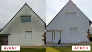 Ravalement d'une façade en Côtes d'Armor
