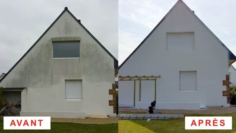Ravalement d'une façade en Côtes d'Armor