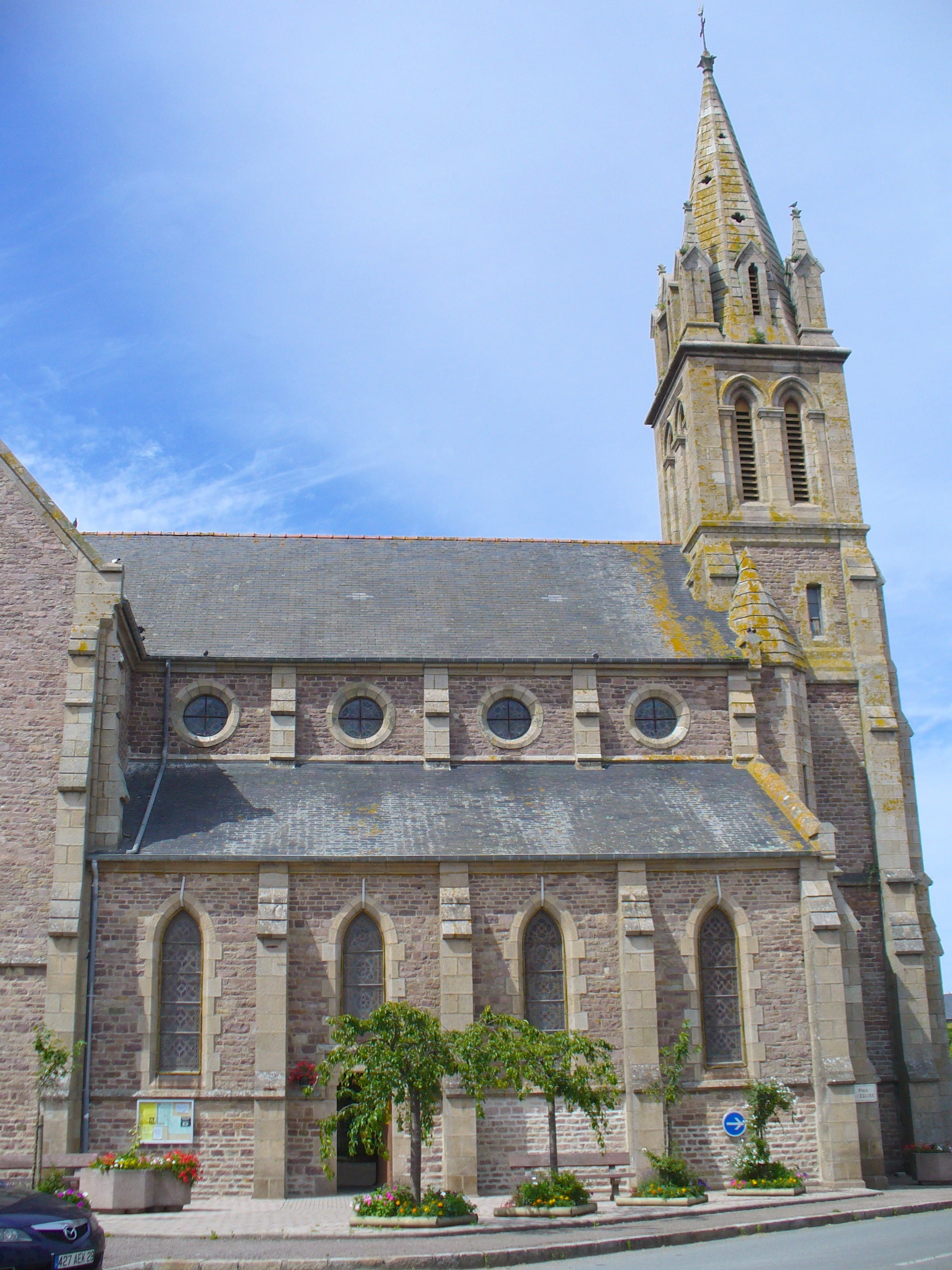Plévenon (22240) : Le Eglise Plevenon-Departement Cotes de Armor-Bretagne-Frankreich-Samstag 7.Juli